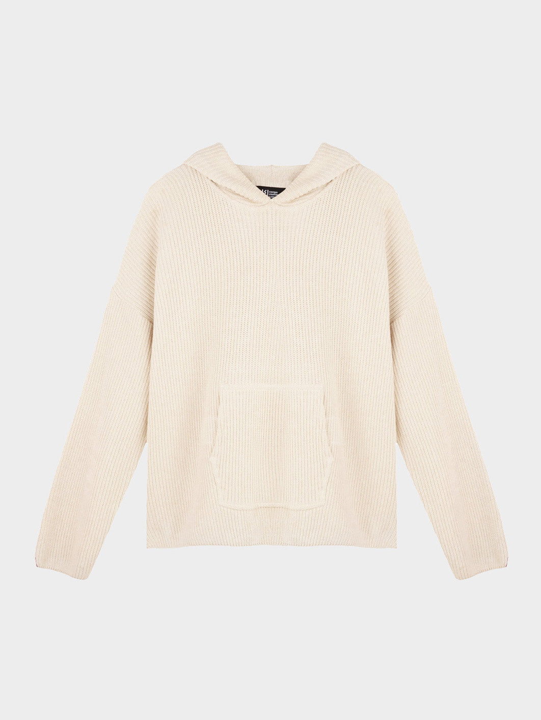 Knit Cream Hoodie