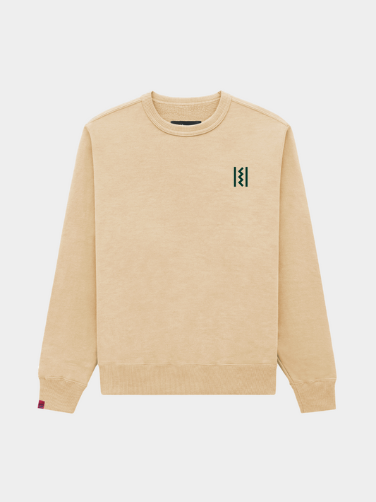 Icon Beige Crewneck