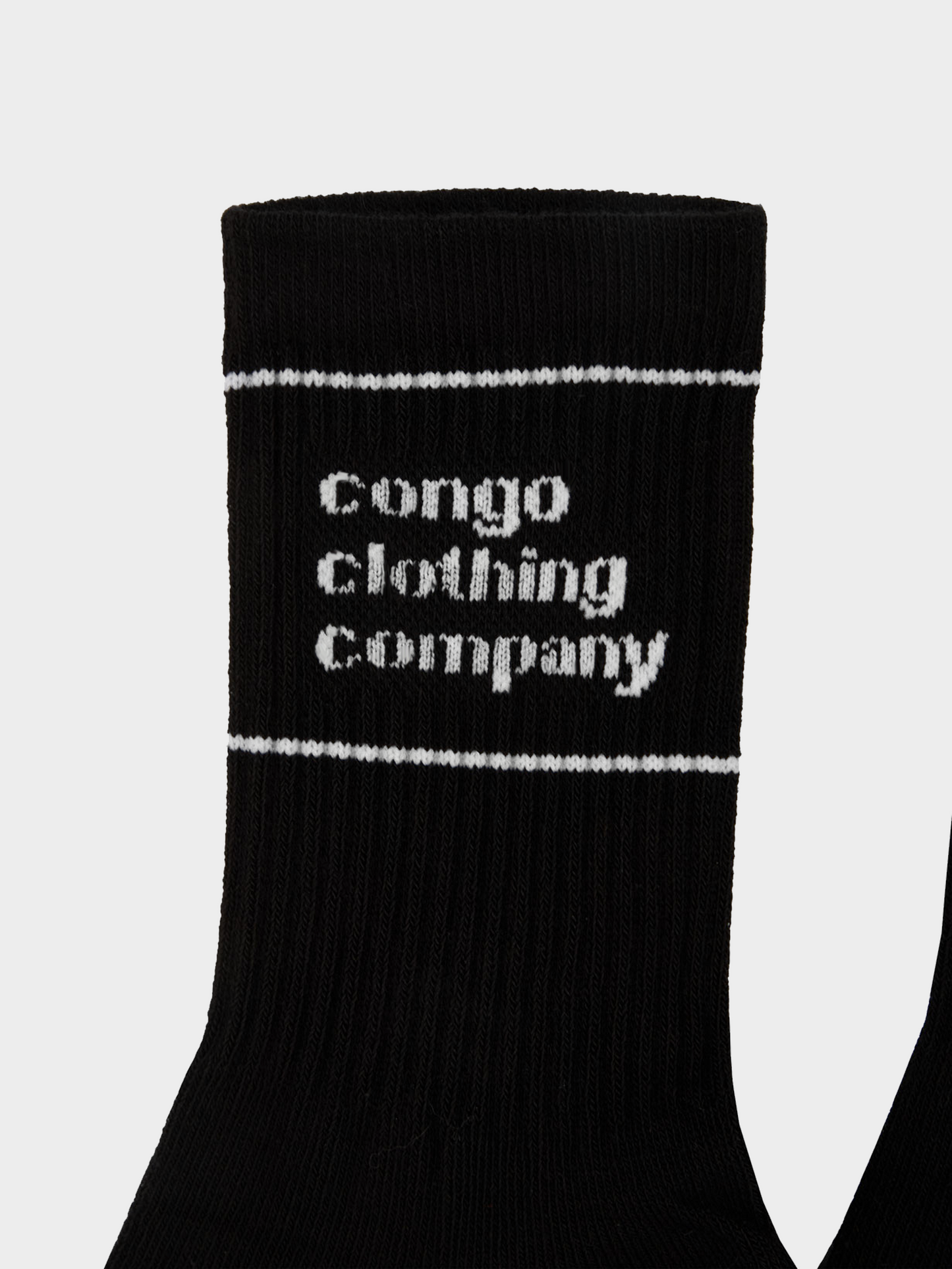 CCC Logo Socks Black